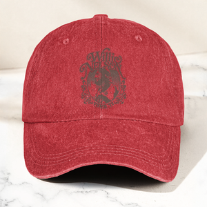 Willie Nelson Portrait Denim Cap Retro Music Willie Nelson Cap Gift For Dad (With Box)