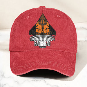 Radiohead Live in London Denim Cap Retro Radiohead Tribute Merch Dad Hat (With Box)