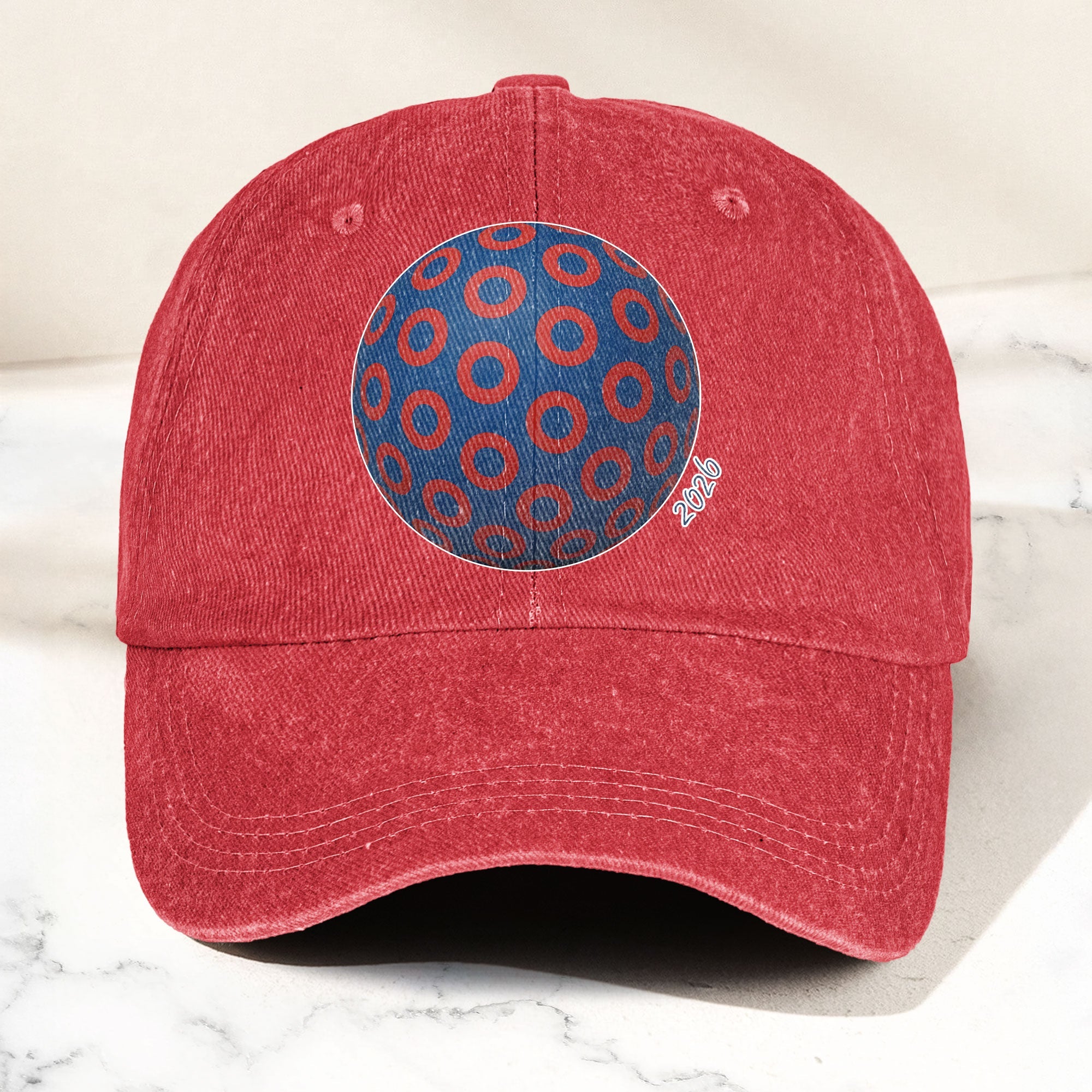 Phish Donut Holographic Denim Cap Retro Music Phish Cap Gift For Dad (With Box)