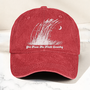Bob Dylan Girl From The North Country Folk Lyrics Music Merch Denim Cap Retro Vintage Dad Cap Gift For Dad (With Box)