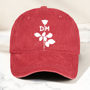 Depeche Mode Rose Denim Cap Retro Depeche Mode Tribute Merch Dad Hat (With Box)