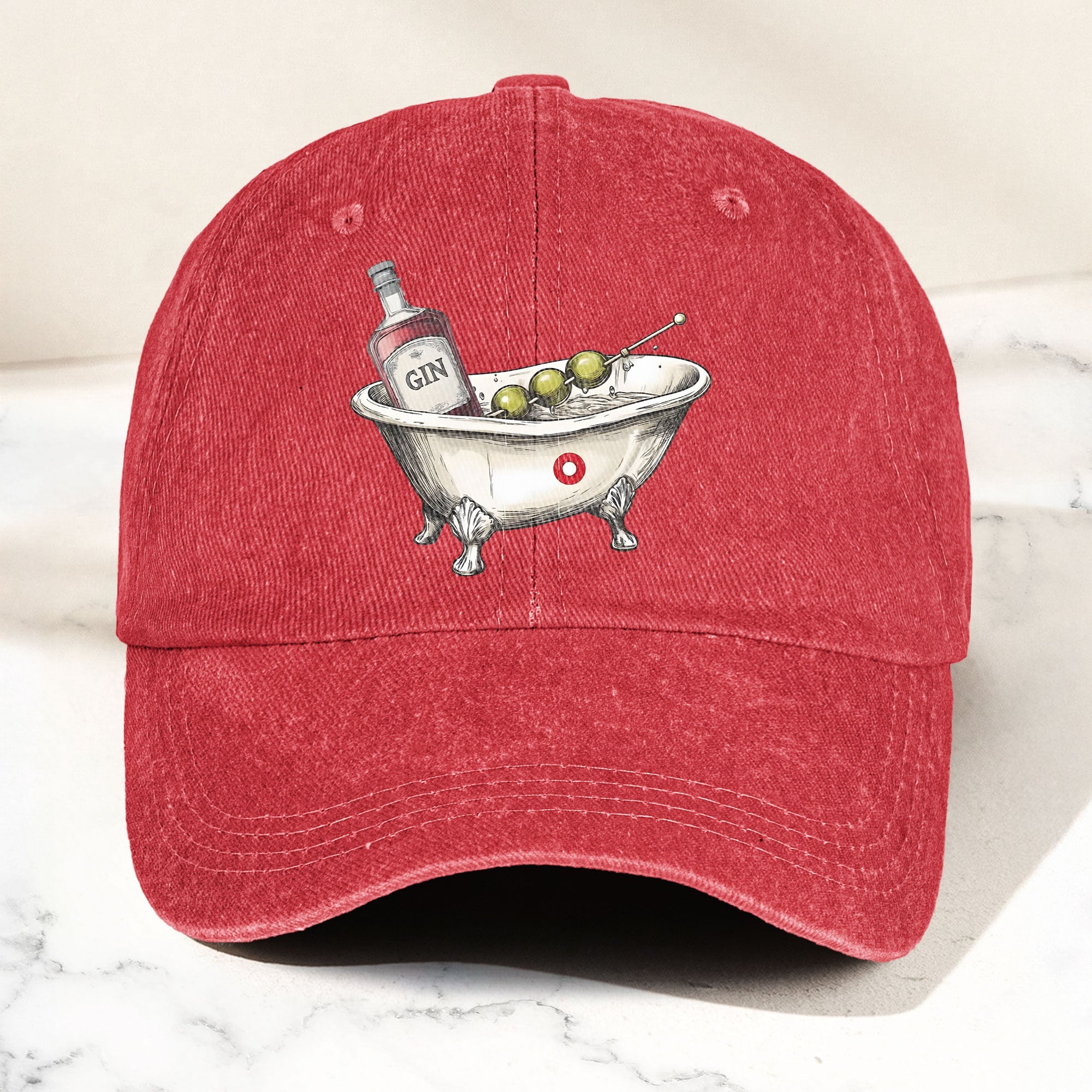 Phish Bath Tub Gin Denim Cap Retro Music Fan Merch Cap Gift For Dad (With Box)