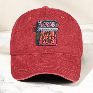 Beastie Boys Hello Nasty Graphic Denim Cap Retro Rock Music Fan Cap Gift For Dad (With Box)