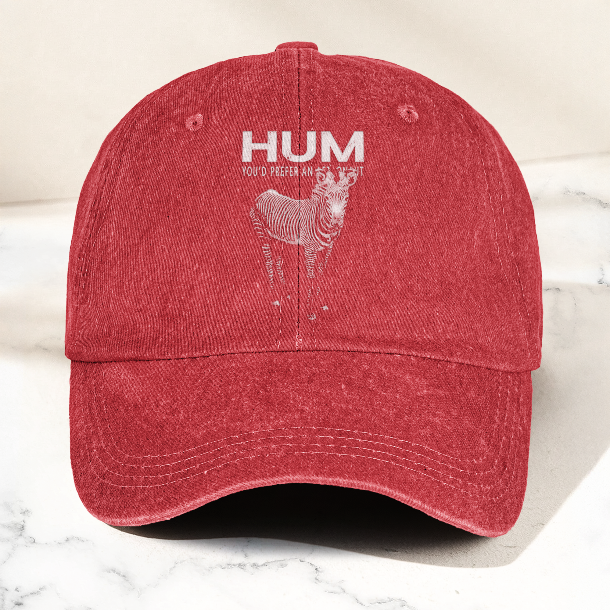 Hum You’d Prefer An Astronaut Vintage Dad Hat Indie Rock Washed Cotton Cap Gift For Dad (With Box)