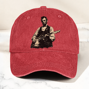 Abraham Lincoln Patriotic History Denim Cap Vintage Dad Cap Gift For Dad (With Box)