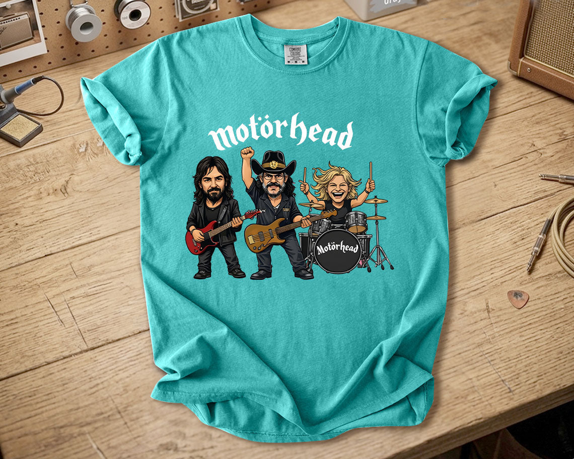Motörhead Comfort Colors Tee Lemmy Kilmister Band Members Tribute Classic Rock Shirt
