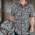 Superman Minimal Pattern Hawaiian Shirt