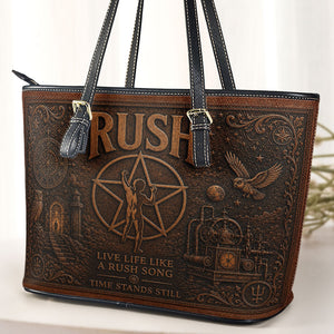 Rush Handbag, Tote Bag and Wallet Set - Time Stands Still Vintage Embossed Purse Set