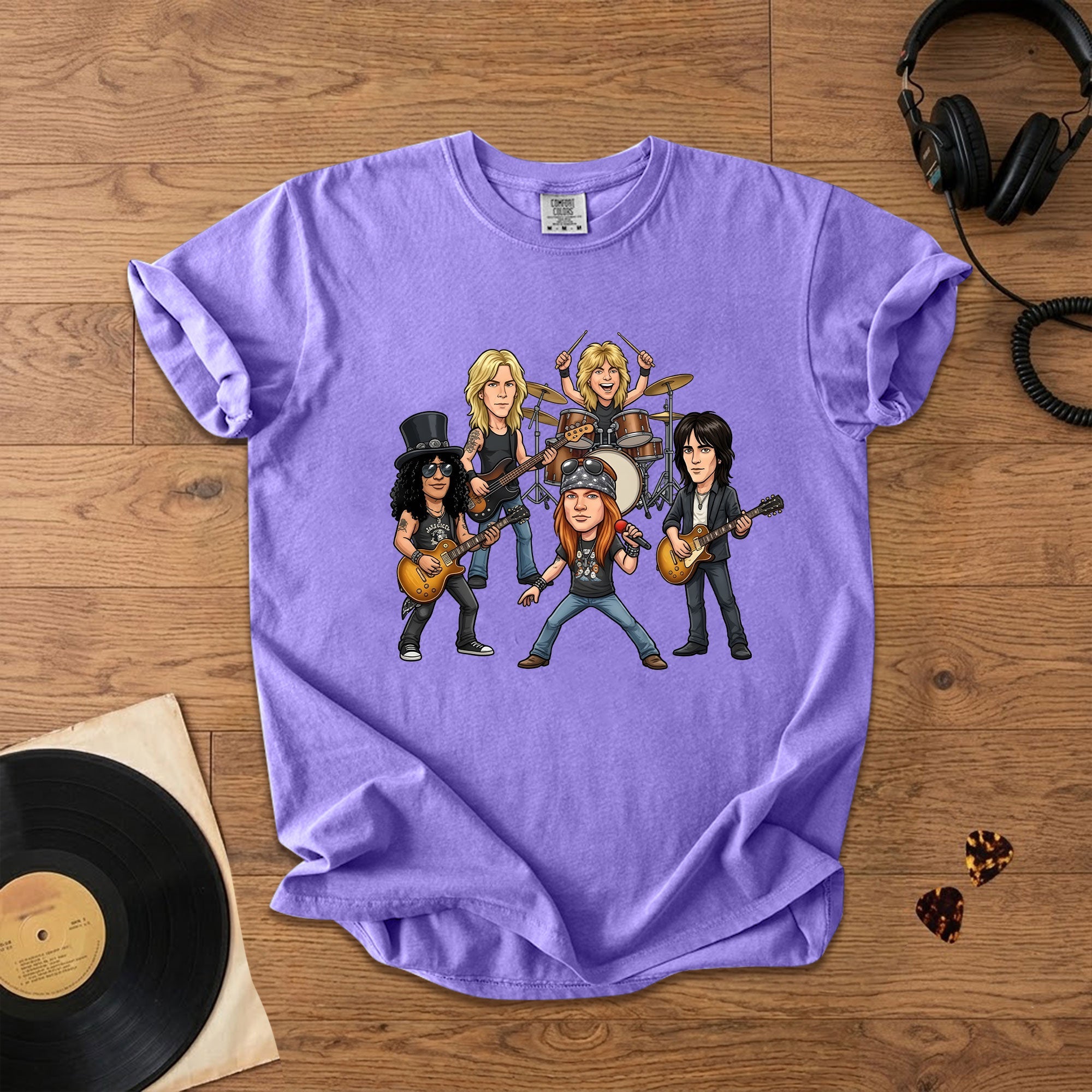 Guns N’ Roses Band Graphic T-Shirt Rock Fan Tee