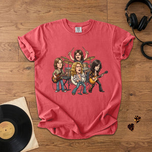 Led Zeppelin Vintage Rock Band Graphic T-Shirt Classic Music Fan Tee