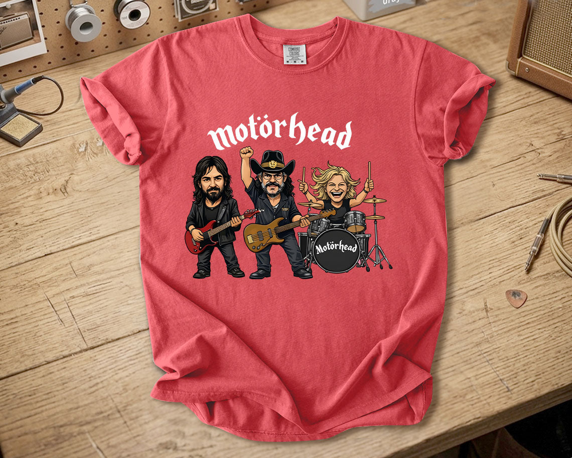 Motörhead Comfort Colors Tee Lemmy Kilmister Band Members Tribute Classic Rock Shirt