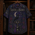 Siouxsie and the Banshees Hawaiian Shirt - Gothic Stained Glass Post-Punk Button-Up Shirt
