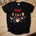 Rush Comfort Colors Tee Geddy Lee Neil Peart Alex Lifeson Band Members Tribute Shirt