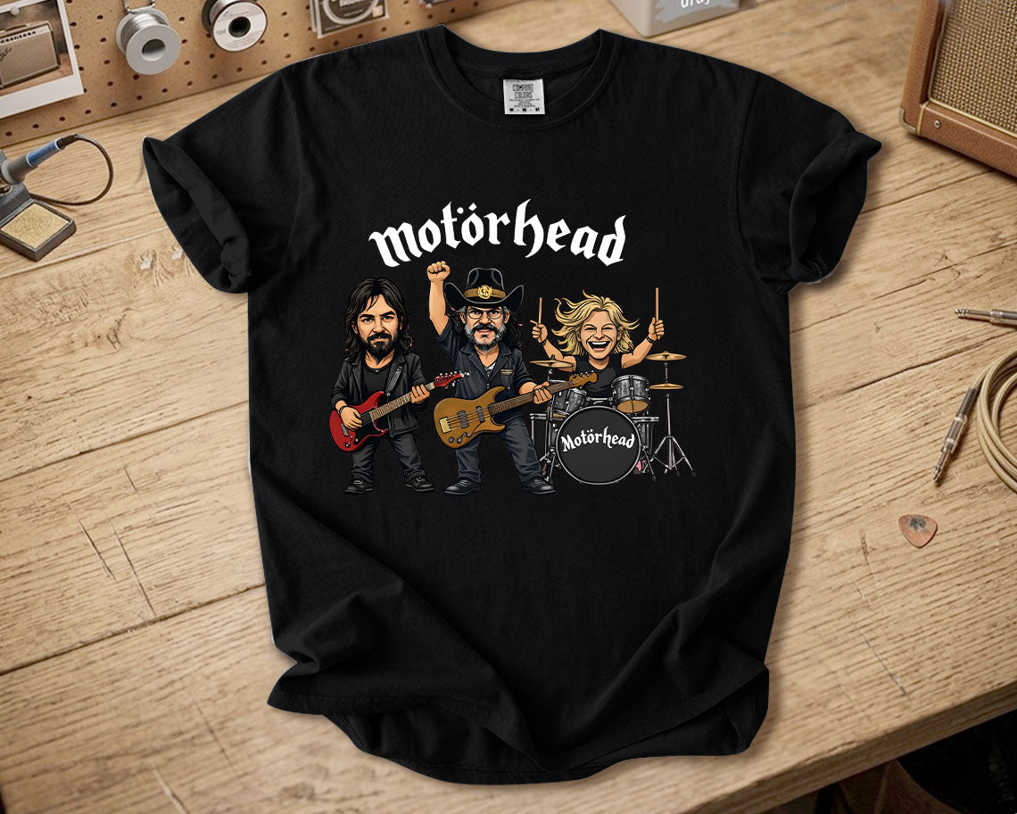 Motörhead Comfort Colors Tee Lemmy Kilmister Band Members Tribute Classic Rock Shirt