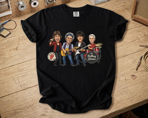 The Rolling Stones Comfort Colors Tee Mick Jagger Keith Richards Band Members Tribute Classic Rock Shirt