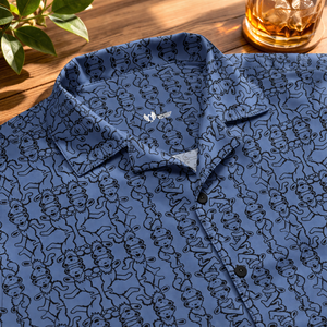 Grateful Dead Accent Hawaiian Shirt – Dancing Bears All-Over Print Button-Up