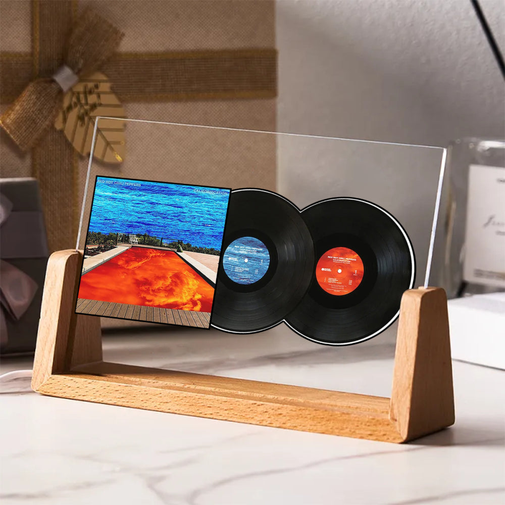 Red Hot Chili Peppers Californication Acrylic Light Vinyl Record Display Lamp