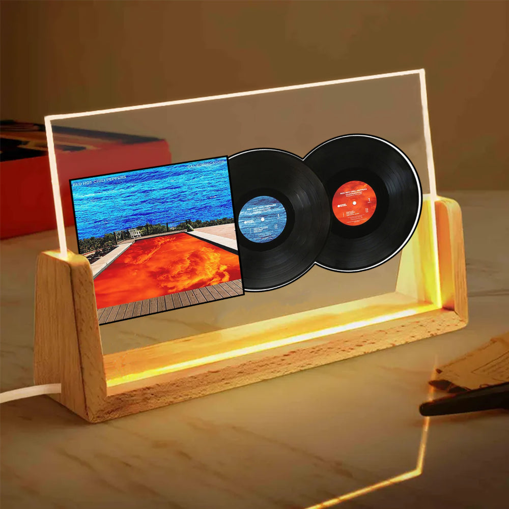 Red Hot Chili Peppers Californication Acrylic Light Vinyl Record Display Lamp