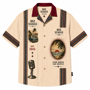 Boz Scaggs Luxury Design Hawaiian Shirt – Yacht Rock Inspired Hawaiian Shirt