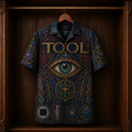 Tool Hawaiian Shirt - Stained Glass Progressive Metal All-Over Print Button-Up Shirt