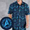 Trekkie Star Trek Pattern Hawaiian Shirt