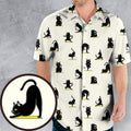 Bombay Cat Yoga Pattern Hawaiian Shirt