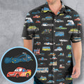 Movie Cars Pattern Hawaiian Shirt