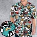 Zaaap! Phineas and Ferb Hawaiian Shirt