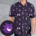 Gengar Pokemon Pattern Hawaiian Shirt