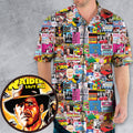 I heart 80s Collage Mr. T Back To the Future Pac-man Hawaiian Shirt
