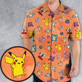Pokemon Character Scatter Hawaiian Shirt