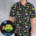 The TMNT Pixel Characters Hawaiian Shirt