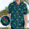 Teenage Mutant Ninja Turtles Pizza Hawaiian Shirt