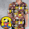 Underdog Cartoon Pattern Hawaiian Shirt