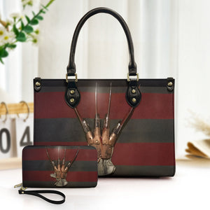 Nightmare Claw Leather Handbag Horror Inspired Tote
