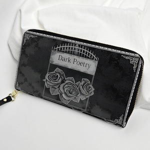 Edgar Allan Poe Gothic Leather Handbag Dark Poetry Inspired Purse