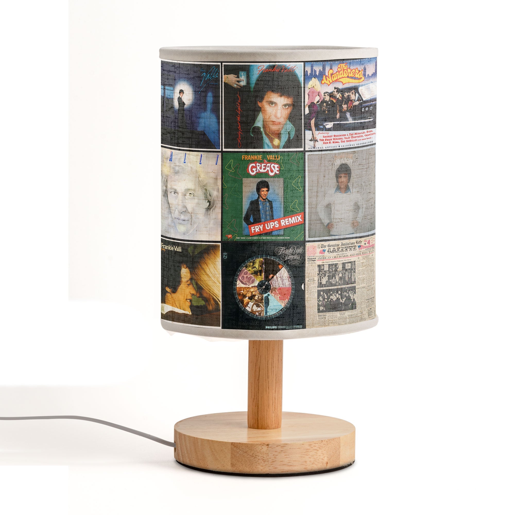 Frankie Valli Album Cover Lamp Classic Pop Nostalgia Home Decor
