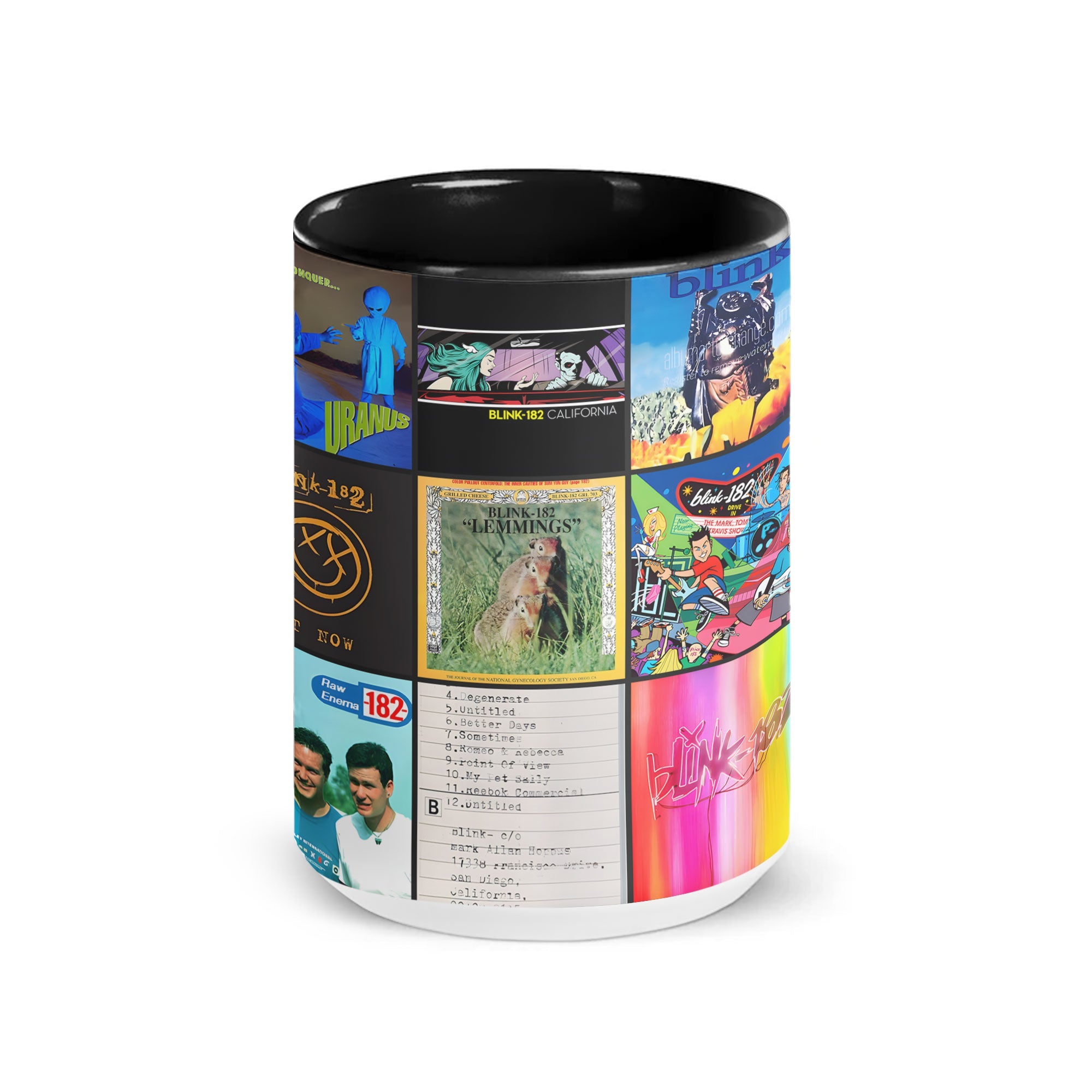 Blink-182 Accent Mug Pop Punk Nostalgia Cup