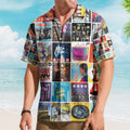 DEVO Album Collage Hawaiian Shirt – Retro New Wave Music Shirt