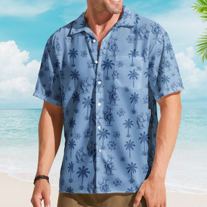 Grateful Dead Accent Hawaiian Shirt – Terrapin Turtles Aloha All-Over Print Button-Up