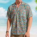 Grateful Dead Inspried Hawaiian Shirt – Dancing Bears All-Over Print Button-Up