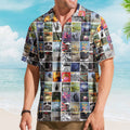 Phish Band Album Cover Collage Hawaiian Shirt - Unisex Psychedelic Rock Concert Summer Button Up