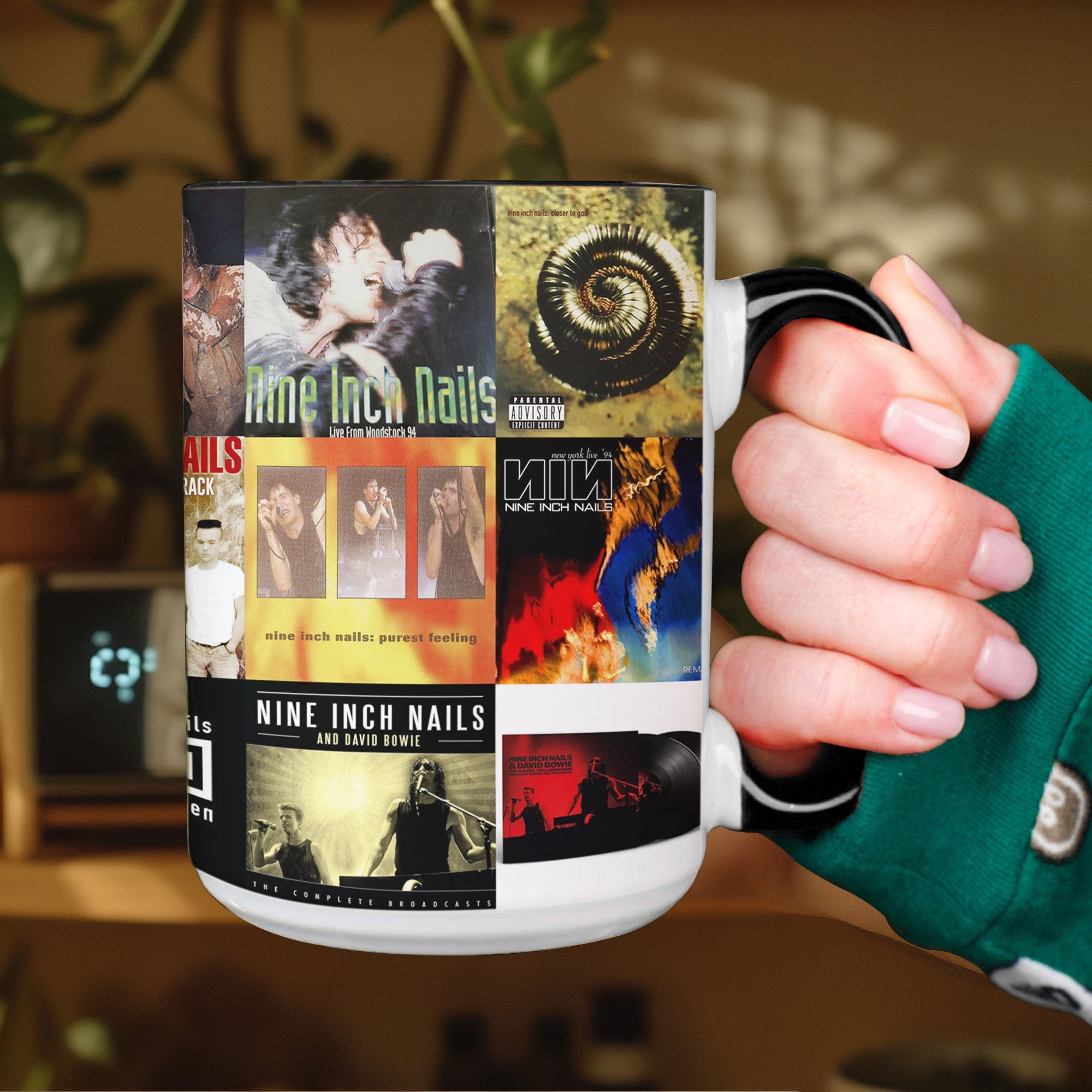 Nine Inch Nails Accent Mug Industrial Echoes Collection