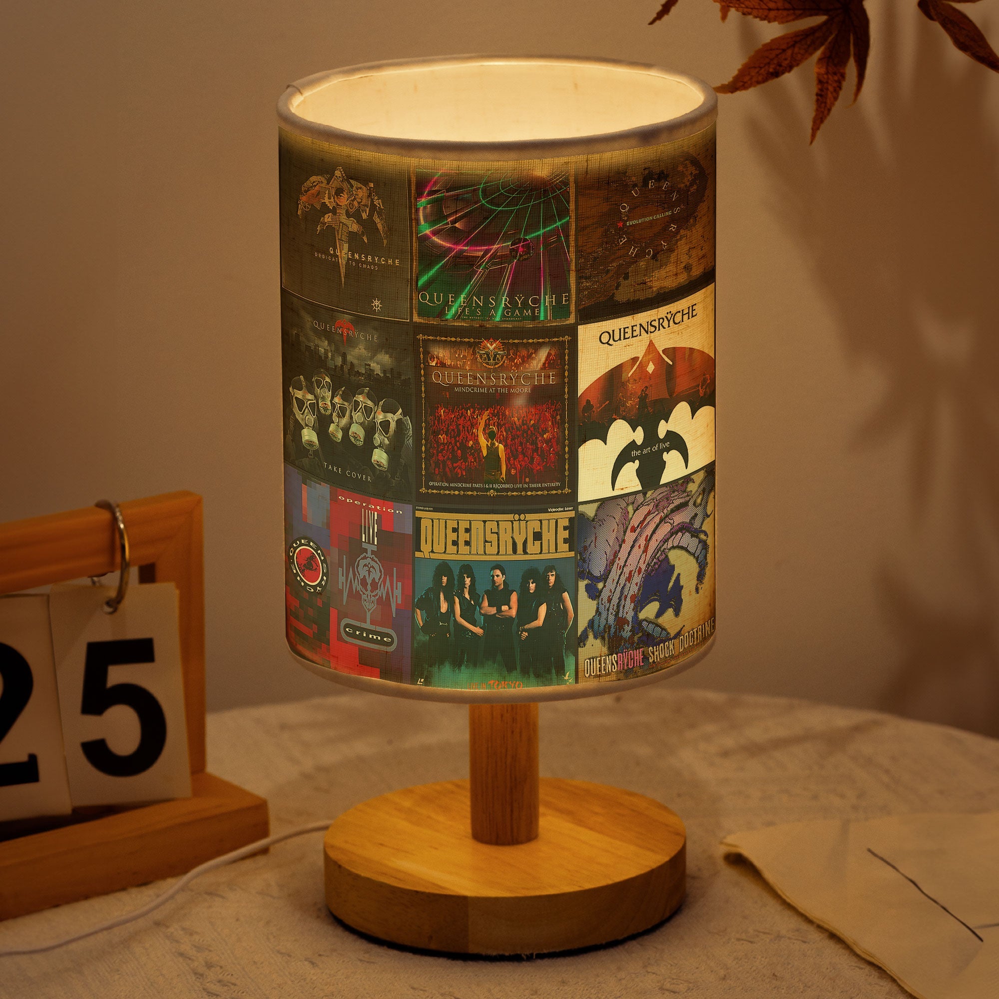 Queensrÿche Fabric Lamp Progressive Metal Album Art Collection