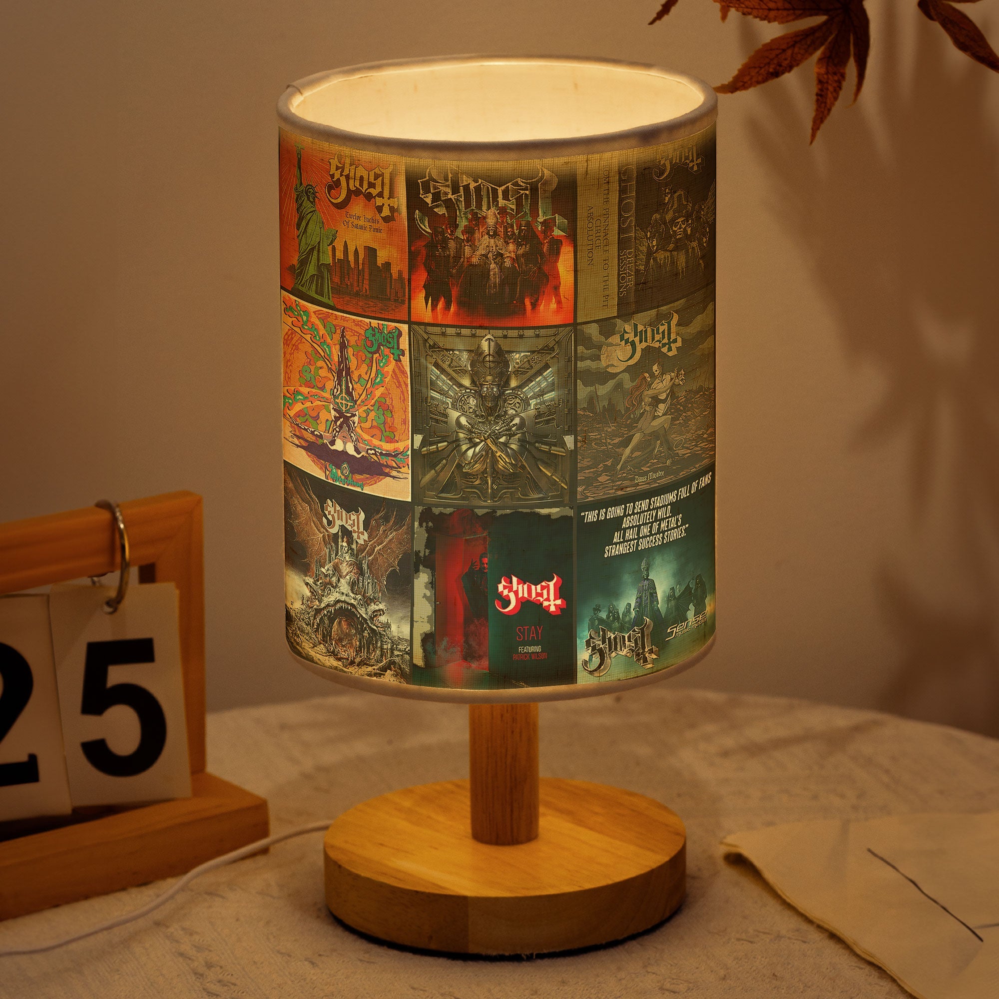 Ghost Fabric Lamp Haunting Album Art Collection