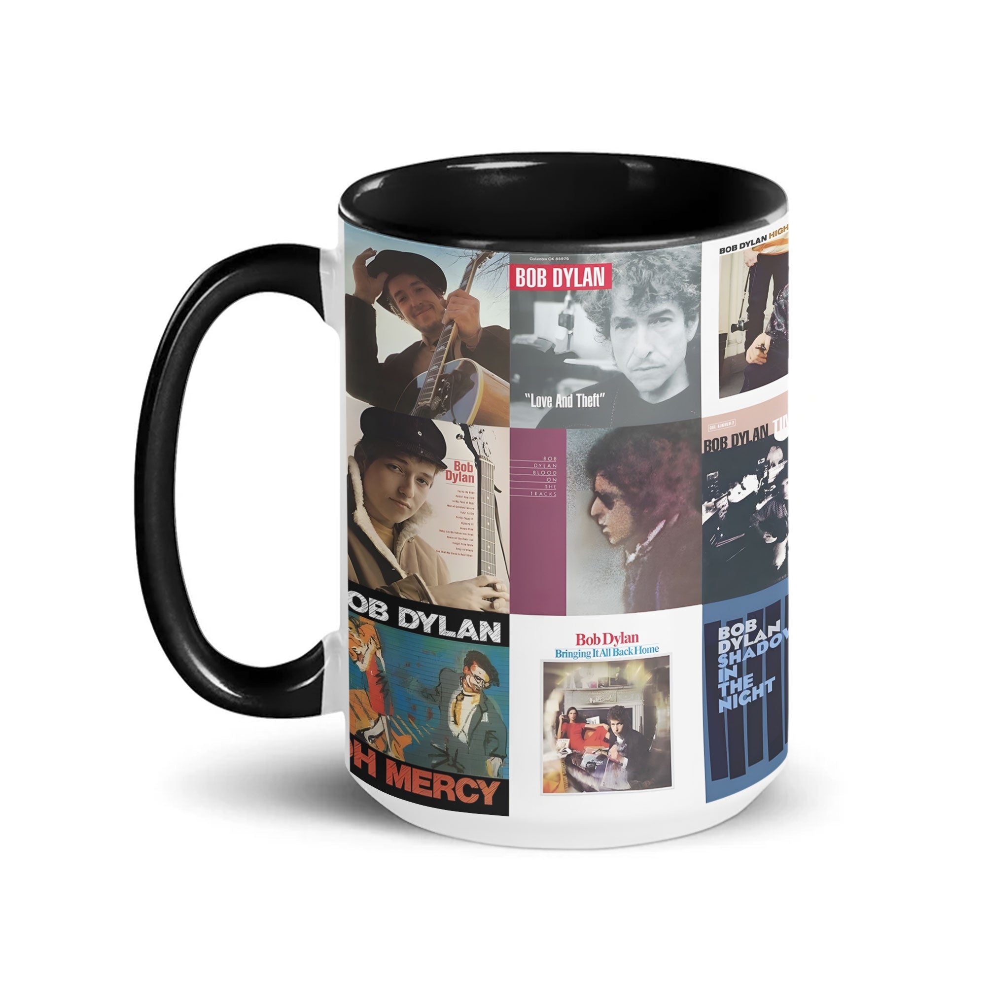 Bob Dylan Accent Mug Timeless Words & Melodies