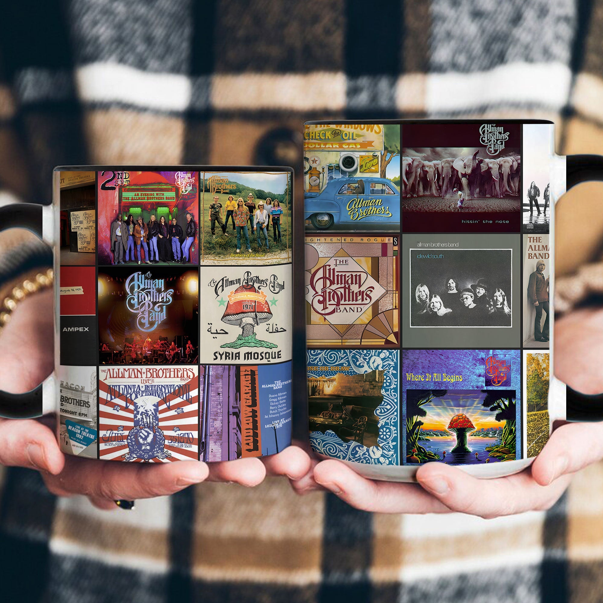 Allman Brothers Band Accent Mug Classic Album Cover Collage Gift