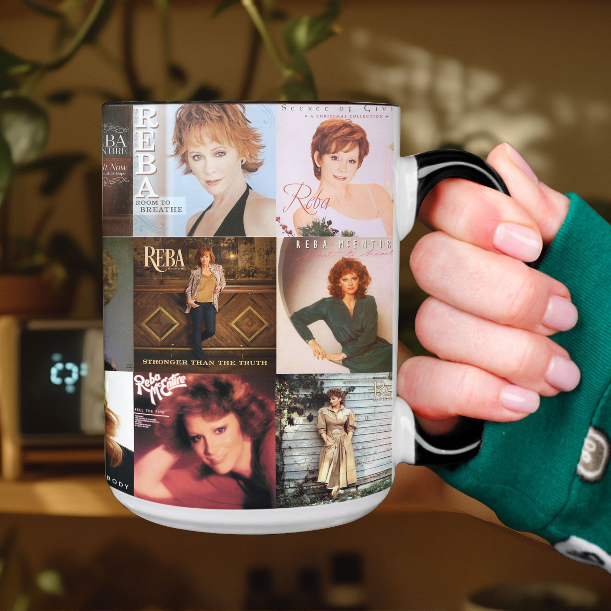 Reba McEntire Accent Mug Country Music Queen Album Art Collection