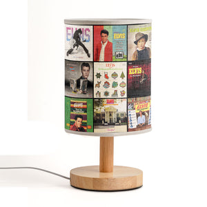 King of Rock Elvis Presley Album Art Fabric Lamp