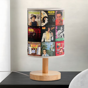 King of Rock Elvis Presley Album Art Fabric Lamp